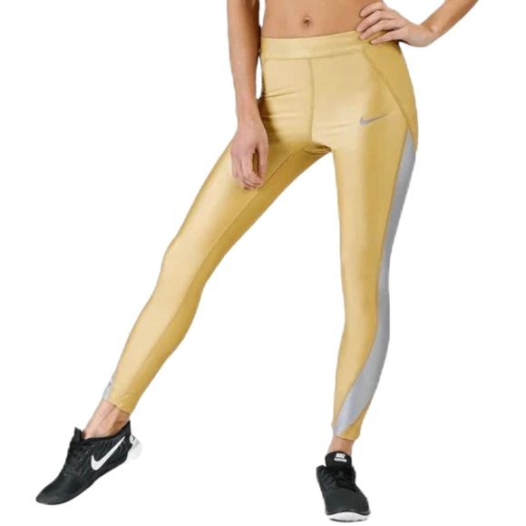 NIKE Speed Metallic Tights - Picture 1 of 8
